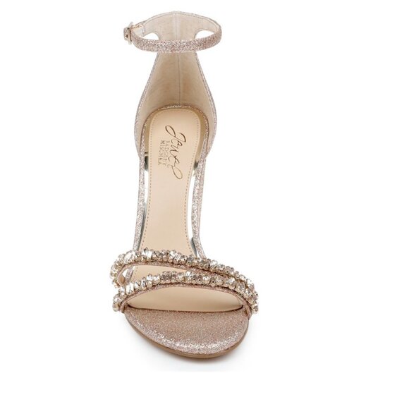 Jewel Badgley Mischka Jewel Embellished Sandals Size 9.5 New in Box - Picture 5 of 8